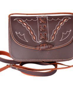 Bandolera de piel pequeña