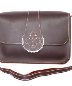 Bolso de piel moña picada