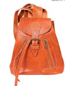 Mochila de cuero pequeña