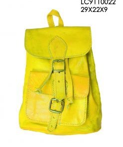 mochila de cuero colores