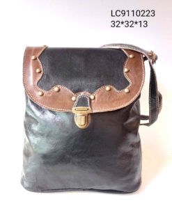 Mochila de cuero multicolor