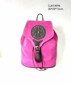 Mochila de piel serraje colores